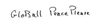 GLOBALL PEACE PLEASE logo