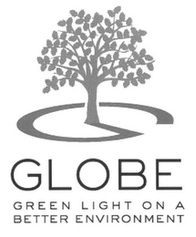 GLOBE GREEN LIGHT ON A BETTER ENVIRONMENT logo