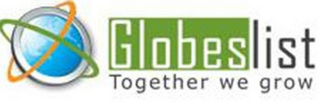 GLOBES LIST TOGETHER WE GROW logo