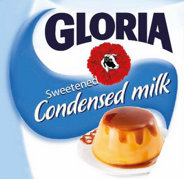 GLORIA SWEETENED CONDENSED MILK logo