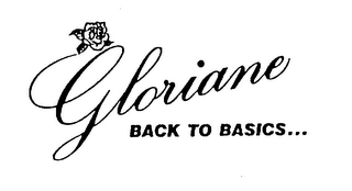 GLORIANE BACK TO BASICS... logo