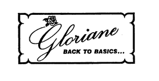 GLORIANE BACK TO BASICS... logo