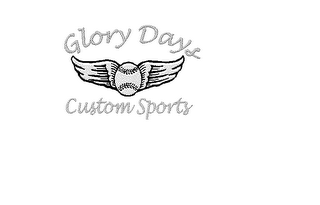 GLORY DAYS CUSTOM SPORTS logo