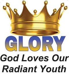 GLORY GOD LOVES OUR RADIANT YOUTH logo