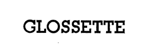 GLOSSETTE logo