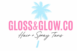 GLOSS&GLOW.CO HAIR + SPRAY TANS logo