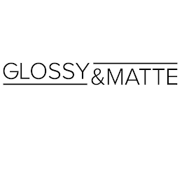 GLOSSY & MATTE logo