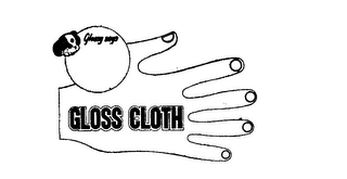 GLOSSY SAYS GLOSS CLOTH logo