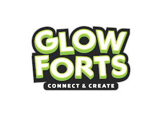 GLOW FORTS CONNECT & CREATE logo