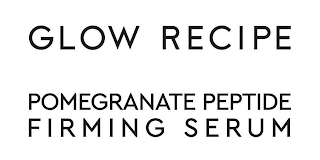 GLOW RECIPE POMEGRANATE PEPTIDE FIRMING SERUM logo