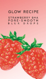 GLOW RECIPE STRAWBERRY BHA PORE-SMOOTH BLUR DROPS logo