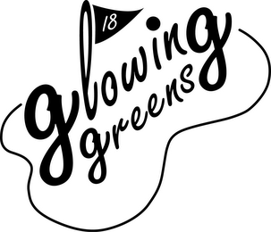 GLOWING GREENS 18 logo