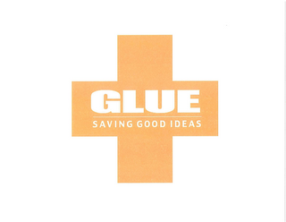 GLUE SAVING GOOD IDEAS logo