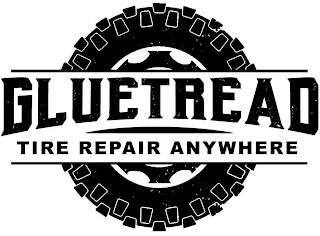 GLUETREAD TIRE REPAIR ANYWHERE logo