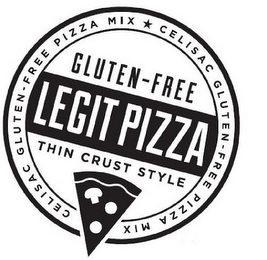 GLUTEN-FREE LEGIT PIZZA logo