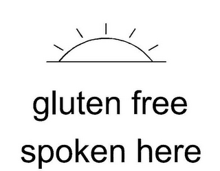 GLUTEN FREE SPOKEN HERE logo
