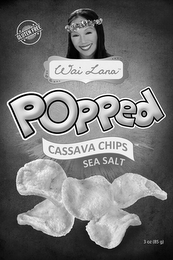 GLUTEN FREE WAI LANA POPPED CASSAVA CHIPS SEA SALK logo