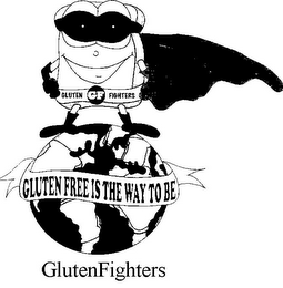 GLUTEN GF FIGHTERS GLUTEN FREE IS THE WAY TO BE GLUTENFIGHTERS logo
