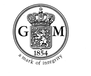 GM 1854 A MARK OF INTEGRITY logo