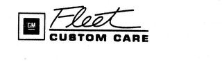 GM FLEET CUSTOM CARE logo