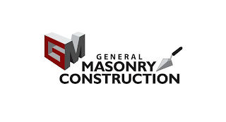 GM GENERAL MASONRY CONSTRUCTION logo