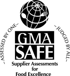 GMA SAFE SUPPLIER ASSESSMENTS FOR FOOD EXCELLENCE ASSESSED BY ONE JUDGED BY ALL logo