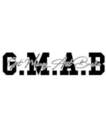 G.M.A.B GET MONEY ACT BROKE logo
