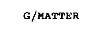 G/MATTER logo