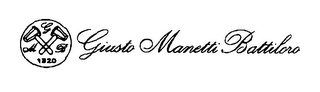 GMB 1820 GIUSTO MANETTI BATTILORO logo