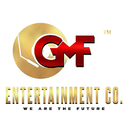 GMF ENTERTAINMENT CO. WE ARE THE FUTURE logo