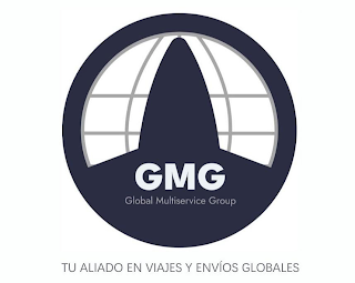 GMG GLOBAL MULTISERVICE GROUP TU ALIADO EN VIAJES Y ENVÍOS GLOBALES logo