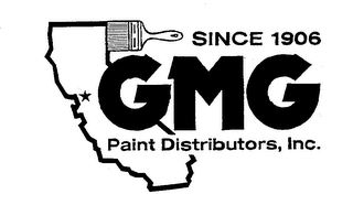GMG SINCE 1906 PAINT DISTRIBUTORS, INC. logo