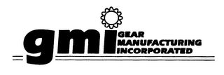 GMI GEAR MANUFACTURING INCORPORATED logo