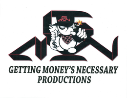 GMN GETTING MONEY'S NECESSARY PRODUCTIONS logo