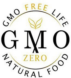 GMO FREE LIFE GMOZERO NATURAL FOOD logo