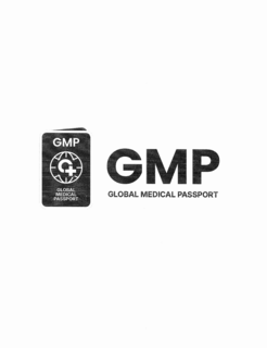 GMP GLOBAL MEDICAL PASSPORT logo