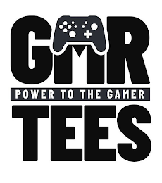 GMR POWER TO THE GAMER TEES logo