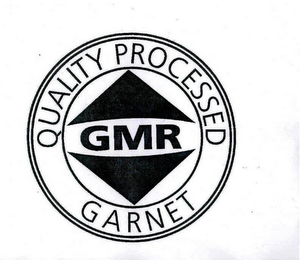 GMR QUALITY PROCESSED GARNET logo