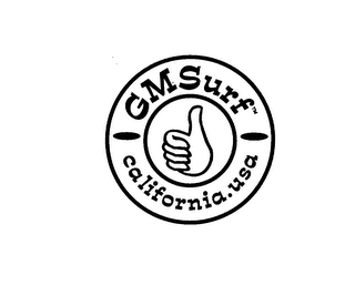 GMSURF CALIFORNIA.USA logo
