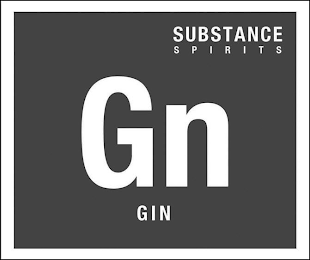 GN GIN SUBSTANCE SPIRITS logo