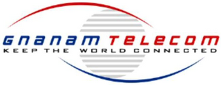 GNANAM TELECOM KEEP THE WORLD CONNECTED logo