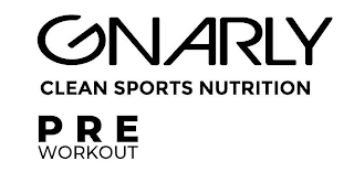 GNARLY CLEAN SPORTS NUTRITION PRE WORKOUT logo
