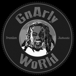 GNARLY WORLD PREMIUM AUTHENTIC logo