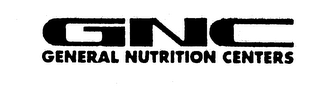 GNC GENERAL NUTRITION CENTERS logo