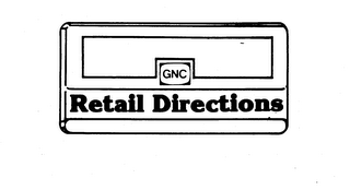 GNC RETAIL DIRECTIONS logo