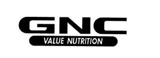 GNC VALUE NUTRITION logo
