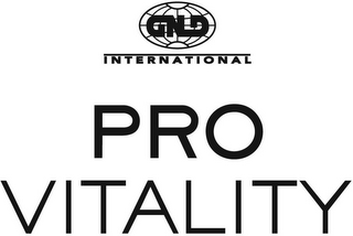 GNLD INTERNATIONAL PRO VITALITY logo