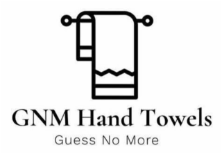 GNM HAND TOWELS GUESS NO MORE logo