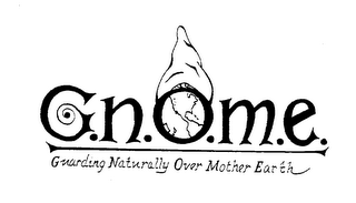 G.N.O.M.E. GUARDING NATURALLY OVER MOTHER EARTH logo