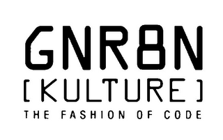 GNR8N [ KULTURE ] THE FASHION OF CODE logo